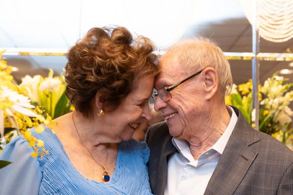 90 anos Ronald e bodas de diamante